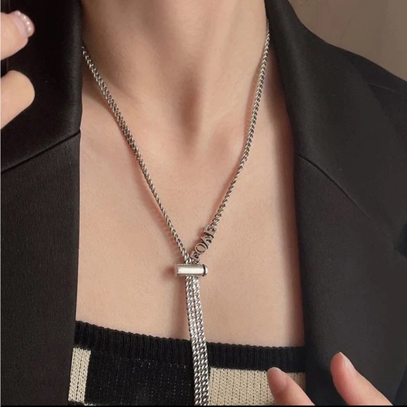 Love Silver Necklace - Picture 3 of 4